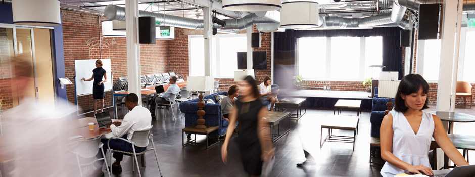 An office benefiting from Edge's services Industries